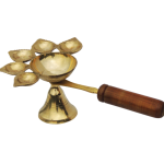 Brass Wooden Panch Arti No. 2