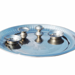 Steel Puja Thali