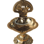 Brass Table Decor Trishul Deepak No. 2