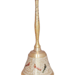 Brass Bell Handle White No. 2