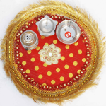 Steel Puja Thali