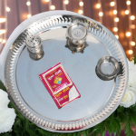 Steel Puja Thali