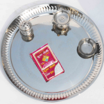 Steel Puja Thali