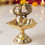 Brass Decorative Brass Murga Deepak No. 2