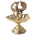 Brass Decorative Brass Murga Deepak No. 2
