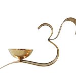 Brass Om Fancy Deepak No. 2