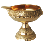 Brass Stand Kuber Deepak No. 4