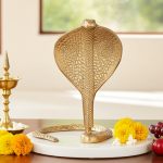 Brass Snake For Shivling – Naga Dev Ring, 6 Inch