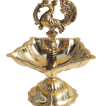 Brass Decorative Brass Murga Deepak No. 4