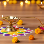 Brass Table Decor Akhand Deepak