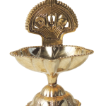 Brass Table Decor Trishul Deepak No. 4