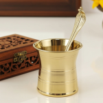 Brass Panchpatra – Traditional Pooja Water Pot for Temple & Rituals