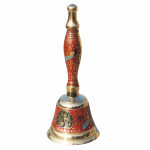 Brass Hand Bell No. 1 Red Colour