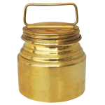 Brass Gangajali 180 ml – Small Holy Water Pot for Pooja Use
