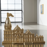 Brass Decorative Ram Mandir Statue