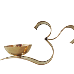 Brass Om Fancy Deepak No.4