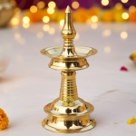 Brass Table Decor Round Kerala Fancy Deepak