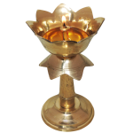 Brass Kamal Stand Deepak No.4