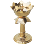 Brass Kamal Stand Deepak No.4