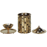 Brass Table Decor Oil Lamp, Deepak  - Beautiful Oil Lamp for Temple Use