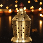 Brass Table Decor Oil Lamp, Deepak  - Traditional South Indian Oil Lamp