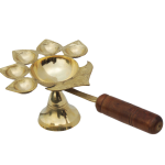 Brass Wooden Panch Arti No. 5