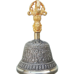 Pure Bronze Metal Hand Bell, Kansa Hand Bell No. 1