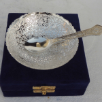 Brass Decorative Silver Bowl 4 Inch