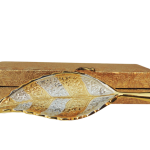 Brass Showpiece Neem Leaf Two Tone Diwali Gifting Item