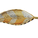Brass Showpiece Neem Leaf Two Tone Diwali Gifting Item