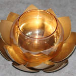Iron Showpiece Lotus With Chimney, Diwali Gift Item