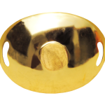 Aluminum Decorative Oval Meena Platter