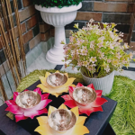 Brass Decorative Deepak Pack Of 4 Pcs.