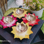 Brass Decorative Deepak Pack Of 4 Pcs.