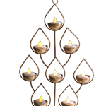Iron Showpiece Candle Holder 7 Pieces ,Diwali Gift Item
