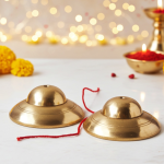 Brass Manjira With Brass Finish