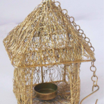 Iron Showpiece Candle Holder