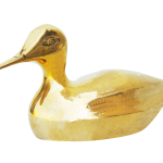 Brass Showpiece Duck Pair Statue