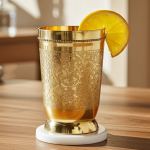 Pure Brass High Quality Glass, 200 ML