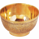 Brass Bowl Katori Embose Design