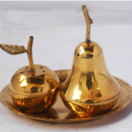 Brass Namak Dani And Mirch Dani Salt And Pepper Holder