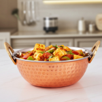 Copper Steel & Brass Kadai No. 2