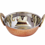 Copper Steel & Brass Kadai No. 2