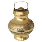 Brass Gangajali No. 4 – Sacred Water Vessel for Rituals