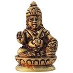 Brass Kuber Ji God Idol – Premium Prosperity Statue for Home