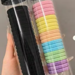 🌈 Girls’ Rainbow Rubber Bands – 2-Bottle Set (20 pcs Each)