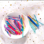 🌈 LetzShoppe 50-Pcs Colorful Bobby Pins with Cute Box
