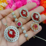 UNIQUE PENDENT SET WITH EARING , RING AND BRACLET COMBO