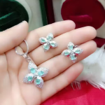 Jewellery American Diamond Stylish Girls Pendant Set