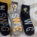 3PCS DESIGNER COTTON SOCKS